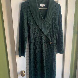 Calvin Klein Cable Knit Sweater Dress